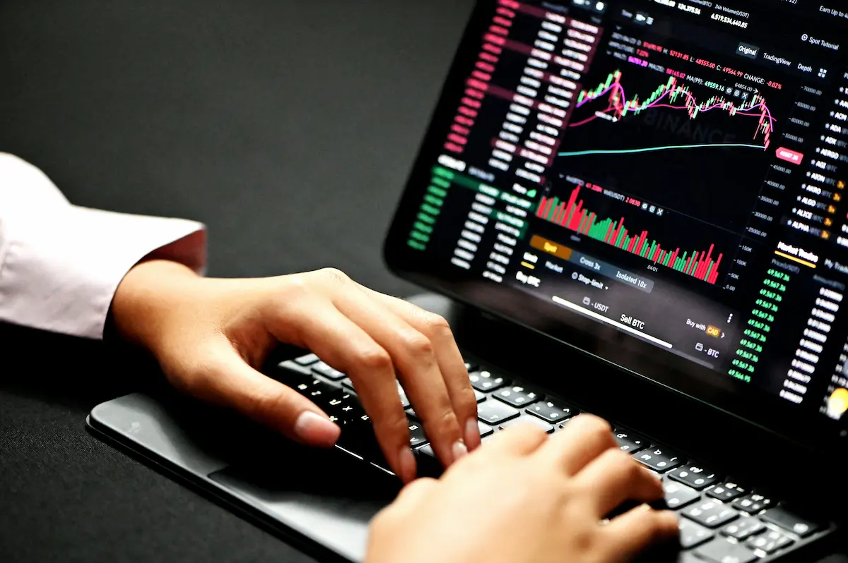 Trading floor screens